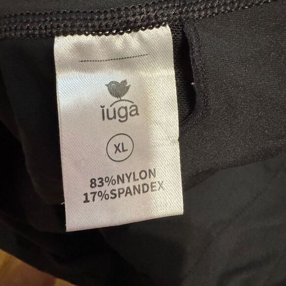 iuga black cross cross tennis dress with built in shorts and bra size XL - Picture 5 of 5